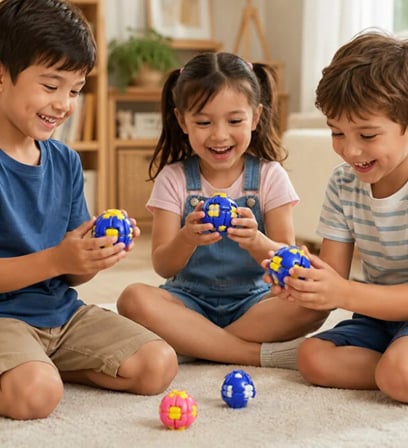 Spinner Ball Bas Döndür Stres Topu Bas Çevir Çarkı - 1 Adet