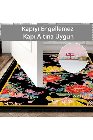 Banyo Paspası, Yumuşak Banyo Halısı, Kaymaz Dot Tabanlı, Yıkanabilir - 60x100