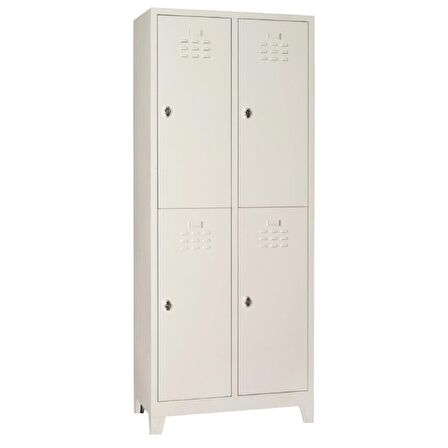 Rafburada Ofis Standart 4'Lü Soyunma Dolabı