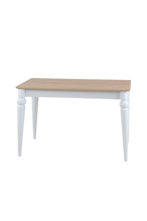 DFY0325111 MDF Yemek Masası Mutfak Masası Dikdörtgen Modern Klasik Salon Yemek Odası Tasarımı koyu ceviz-beyaz