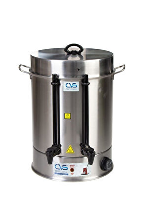 CVS 91109 16LT Termostatlı Elektrikli 160 Bardak Paslanmaz Çelik Semaver Çay Otomatı Makinesi profesyonel