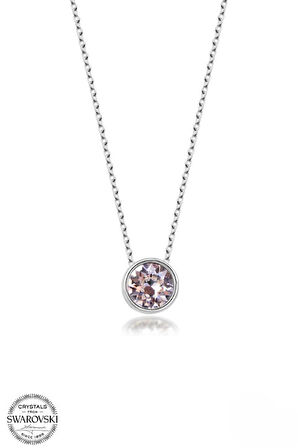 SWAROVSKİ TAŞLI  CRYSTAL 925 AYAR GÜMÜŞ KOLYE