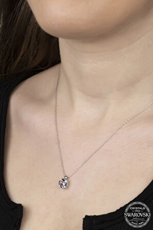 SWAROVSKİ TAŞLI  ZİRCONİA BAGET 925 AYAR GÜMÜŞ KOLYE