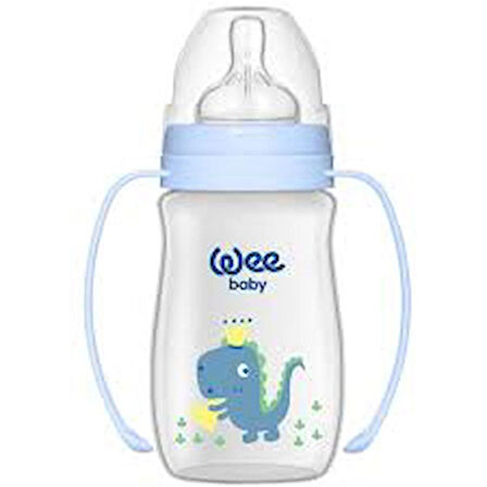  Wee Baby Klasik Plus Geniş Ağızlı Kulplu Biberon 250 ml 