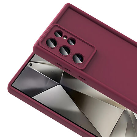 Galaxy S25 Ultra Kılıf Kamera Korumalı Ananas Silikon Kapak