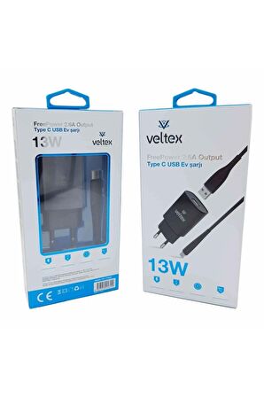 13w 2.6a Type-c Şarj Aleti Veltex Vtx002