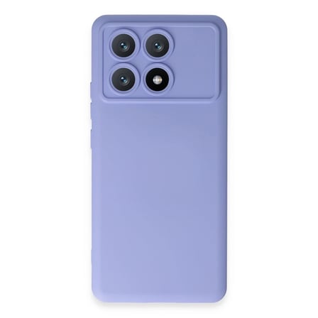 Xiaomi Poco X6 Pro Kılıf Nano içi Kadife Silikon - Lila