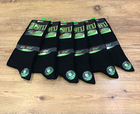 6 Lı Dündar Bambu Koku Yapmayan Erkek Mevsimlik Sonbahar Kış Dikişsiz Soket Çorap 40 - 44 No