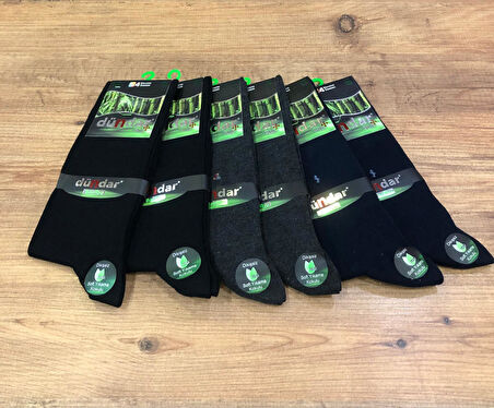 6 Lı Dündar Bambu Koku Yapmayan Erkek Mevsimlik Sonbahar Kış Dikişsiz Soket Çorap 40 - 44 No