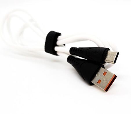 Global CA30 USBA to Type-C Hızlı Data ve Şarj Kablosu 2.4A Beyaz WNE0685