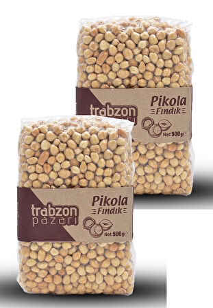 Trabzon Yöresel Çifte Kavrulmuş Pikola Fındık Içi 2x500 gr