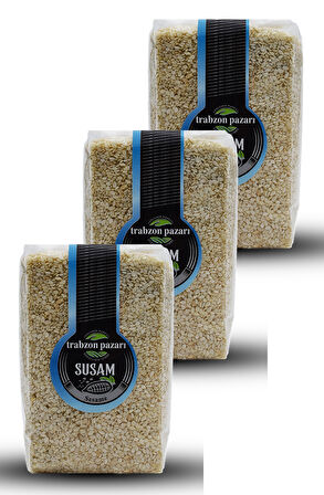 Doğal Çiğ Beyaz Susam 3x190 gr