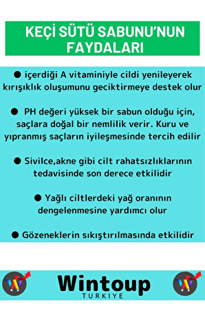 Özel Üretim %100 Saf Doğal Cilt Dostu Yüz Cilt Saç Vücut Kullanımı Bitkisel Keçi Sütü Sabunu 5 Adet