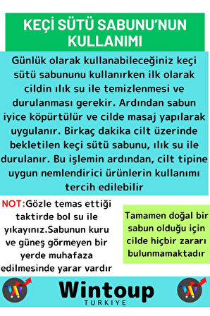 Özel Üretim %100 Saf Doğal Cilt Dostu Yüz Cilt Saç Vücut Kullanımı Bitkisel Keçi Sütü Sabunu 5 Adet