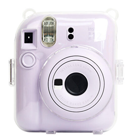 Instax Mini 12 Makine Uyumlu Şeffaf Koruyucu Kılıf-FORSIBP079