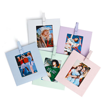 Instax Mini Resim Çerçeveli 10 Mandal Set