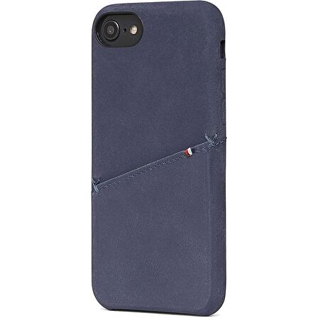 Global Apple İphone 7 / İphone 8 Uyumlu Deri Kılıf Koyu Mavi WNE1047