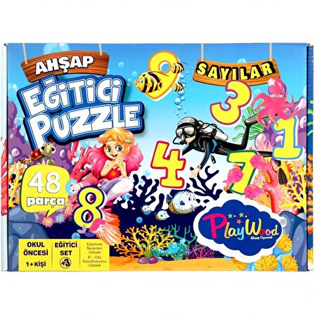 Playwood 3+ Yaş Büyük Boy Puzzle 20 Parça