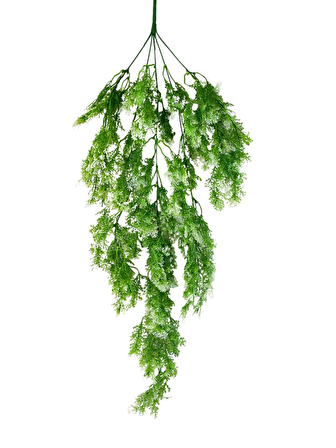 Yapay Çiçek Sarkan Fesleğen 5 Dal 60cm Yeşil Beyaz Yapay Sarmaşık