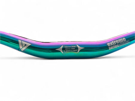 Vona 31,8MM X 720 mm Alüminyum Rainbow Gidon Boğazı