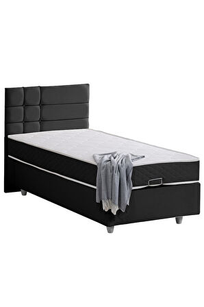 Almada Tek Kişilik Baza Başlık Letto Yatak Seti