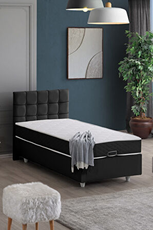 Tavira Tek Kişilik Baza Başlık Letto Yatak Seti