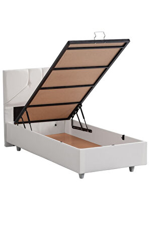 Wick Tek Kişilik Baza Başlık Letto Yatak Seti