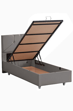 Wick Tek Kişilik Baza Başlık Letto Yatak Seti