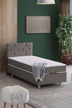 Glamis Tek Kişilik Baza Başlık Letto Yatak Seti