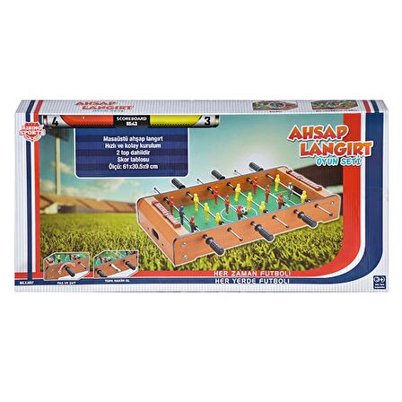 Rising Sport Ahşap Masa Üstü Langırt