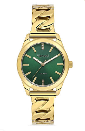 Ferrucci 6 RENK SEÇENEKLİ Çelik Kadın Kol Saati+Bileklik Hediye