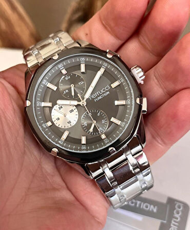 Ferrucci Fonksiyonları Aktif Spor Model Çelik Erkek Kol Saati+Bileklik