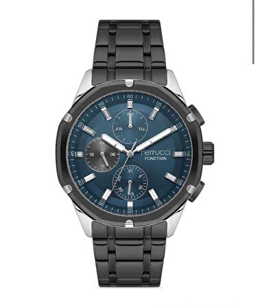 Ferrucci Fonksiyonları Aktif Spor Model Çelik Erkek Kol Saati+Bileklik