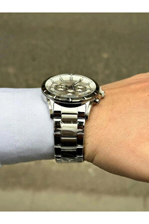 Ferrucci Fonksiyonları Aktif Takvimli Silver Renk Erkek Kol Saati