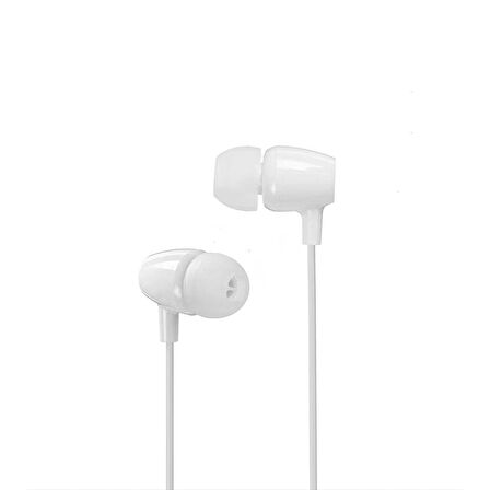 Global X5 İn-Ear 3.5MM Jack Girişli Mikrofonlu Kablolu Kulaklık Beyaz