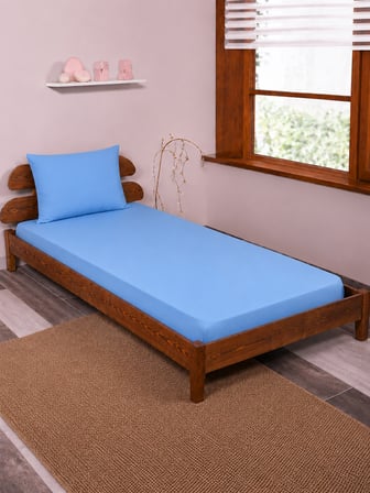 Tek Kişilik Lastikli Fitted Çarşaf Seti 100 x 200 + 1 Adet Yastık Kılıfı