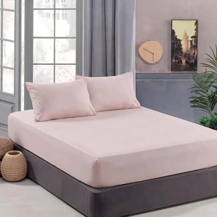 Çift Kişilik Lastikli Fitted Çarşaf Seti 160 x 200