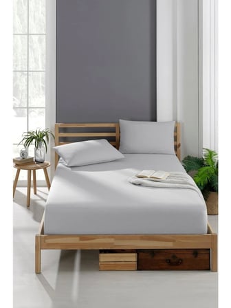 Çift Kişilik Lastikli Fitted Çarşaf Seti 160 x 200