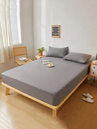 TOTEM Ranforce Pamuklu Yastık Kılıflı Lastikli Çarşaf Takımı Çift Kişilik 160 x 200