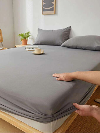 TOTEM Ranforce Pamuklu Yastık Kılıflı Lastikli Çarşaf Takımı Çift Kişilik 160 x 200