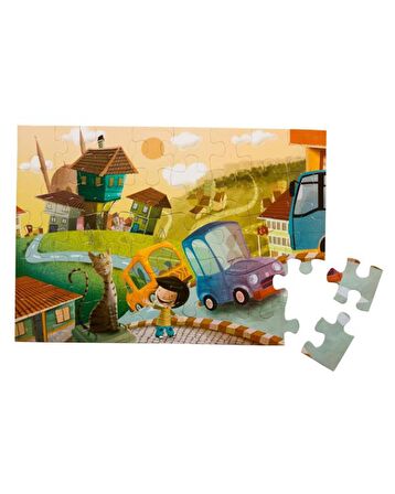 Eolo 40 Parça Çocuk Puzzle 4’lü Set 