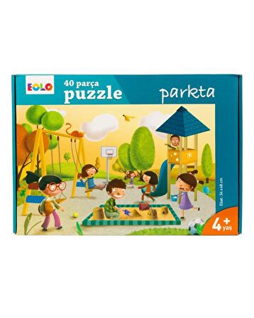 Eolo 40 Parça Çocuk Puzzle 4’lü Set 