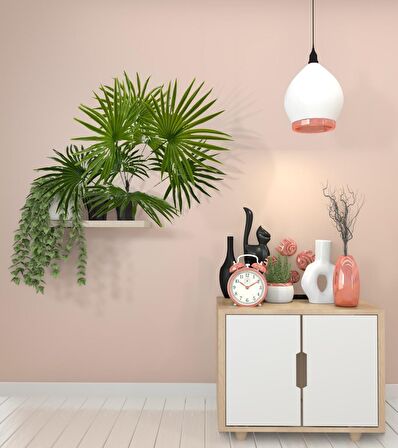Yapay Çiçek Yelpaze Palmiye 8 Yapraklı  Demet 50*40cm Salon Çiçeği Yapay Bitki