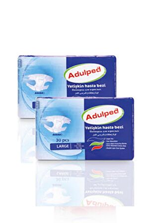 Adulped Belbantlı Hasta Bezi L 2 Paket 60 Adet