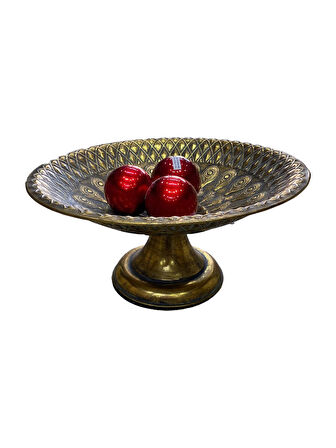 DEKORATİF METAL AYAKLI MEYVELİK