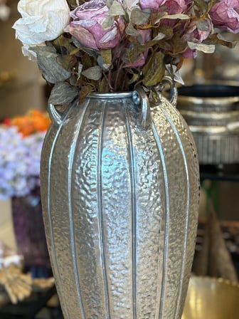 PANALI PNL-MG72 S METAL DEKORATİF VAZO 30.5*30.5*61.5 cm