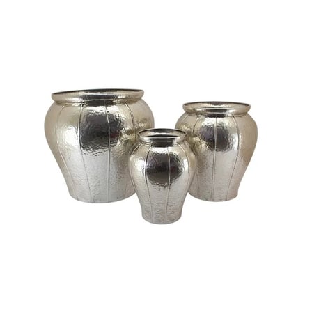 PANALI PNL-MG82 L METAL DEKORATİF SAKSI 63 x 60,5 cm