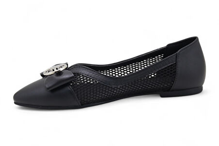 Beety 5001 Fiyonklu Tokalı Kadın Ayakkabı Babet