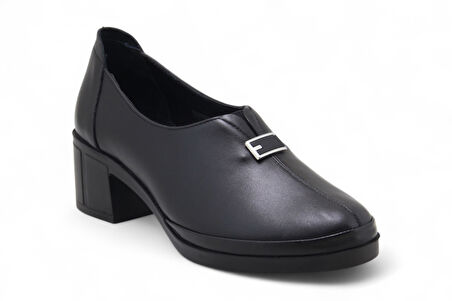 Beety 561 Hakiki Deri Topuklu Kadın Ayakkabı