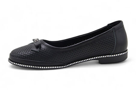 Beety K16 Hakiki Deri Kadın Ayakkabı Babet